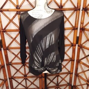 NEW DIRECTIONS 3/4 SLEEVED BLOUSE